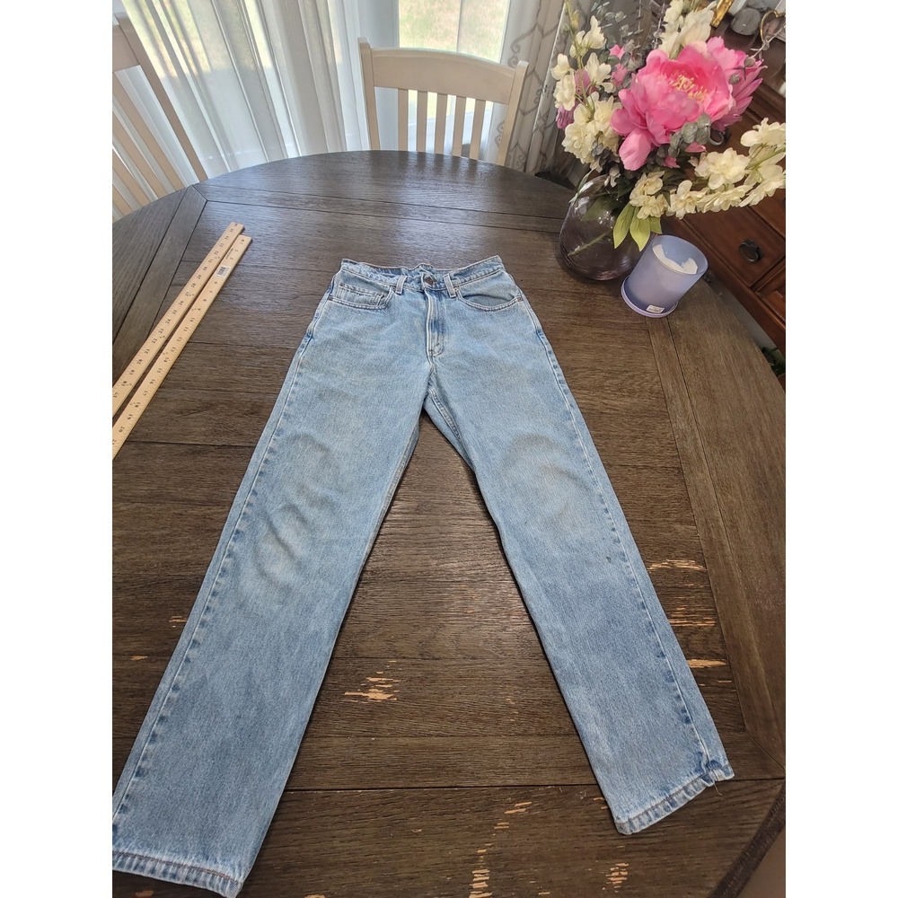Vintage 1990s levis 550 lightwash denim MADE IN USA 32x30 (30x28) 1998 90s Retro